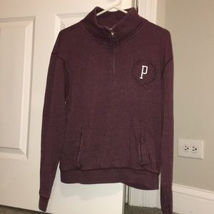 Zip up-maroon/ purplish color